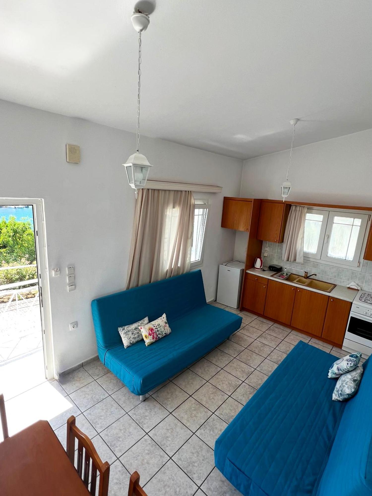 Aronis Spyros Panoramic Seaview Apartments Longós Værelse billede